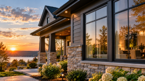 Replacement windows on a Madison WI home